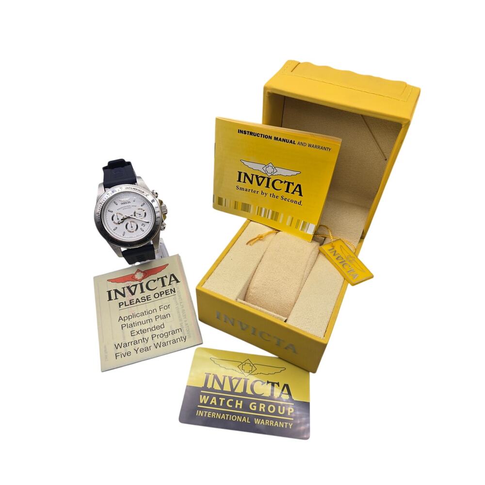 Invicta Speedway Chronograph Stainless Steel Sport Aesthetic Complete set